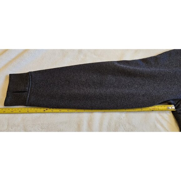 Burton Medium Full Zip Hoodie Gray w White Logo Snowboarding Outdoor - Picture 13 of 13